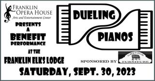 Dueling Pianos at the Franklin Elks Lodge September 30, 2023