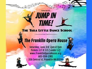 Jump In Time 6/3/23 @ 2pm & 7pm Adults $17 Children $15 
