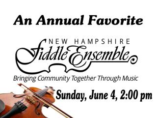 NH Fiddle Ensemble 6/4/23 2pm Adults $18 Children $16