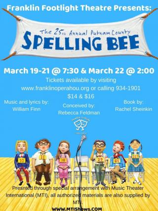 Franklin Footlight Theatre presents Spelling Bee