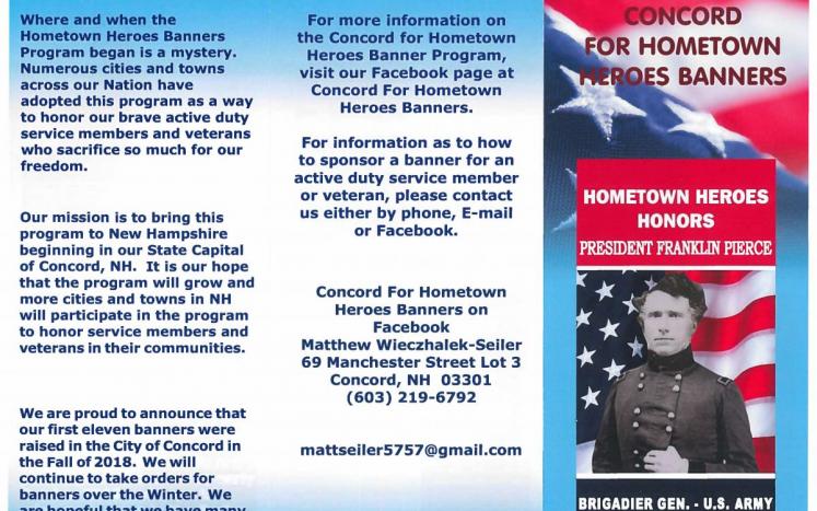 Concord Hometown for Heroes Banner Program
